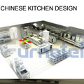 Projeto Personalizado Shinelong Design de Cozinha Chinesa
